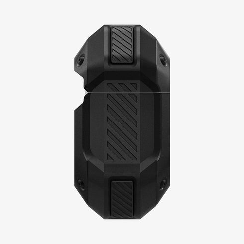 ASD00537 - Apple AirPods Pro Case Tough Armor in black showing the front